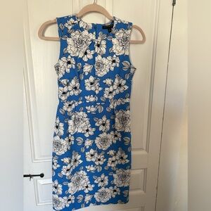 Banana Republic Blue and White Floral Dress
